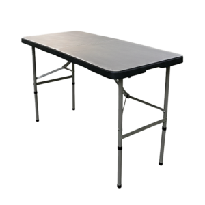 MESA PLEGABLE NEGRA 1.21 MTRS