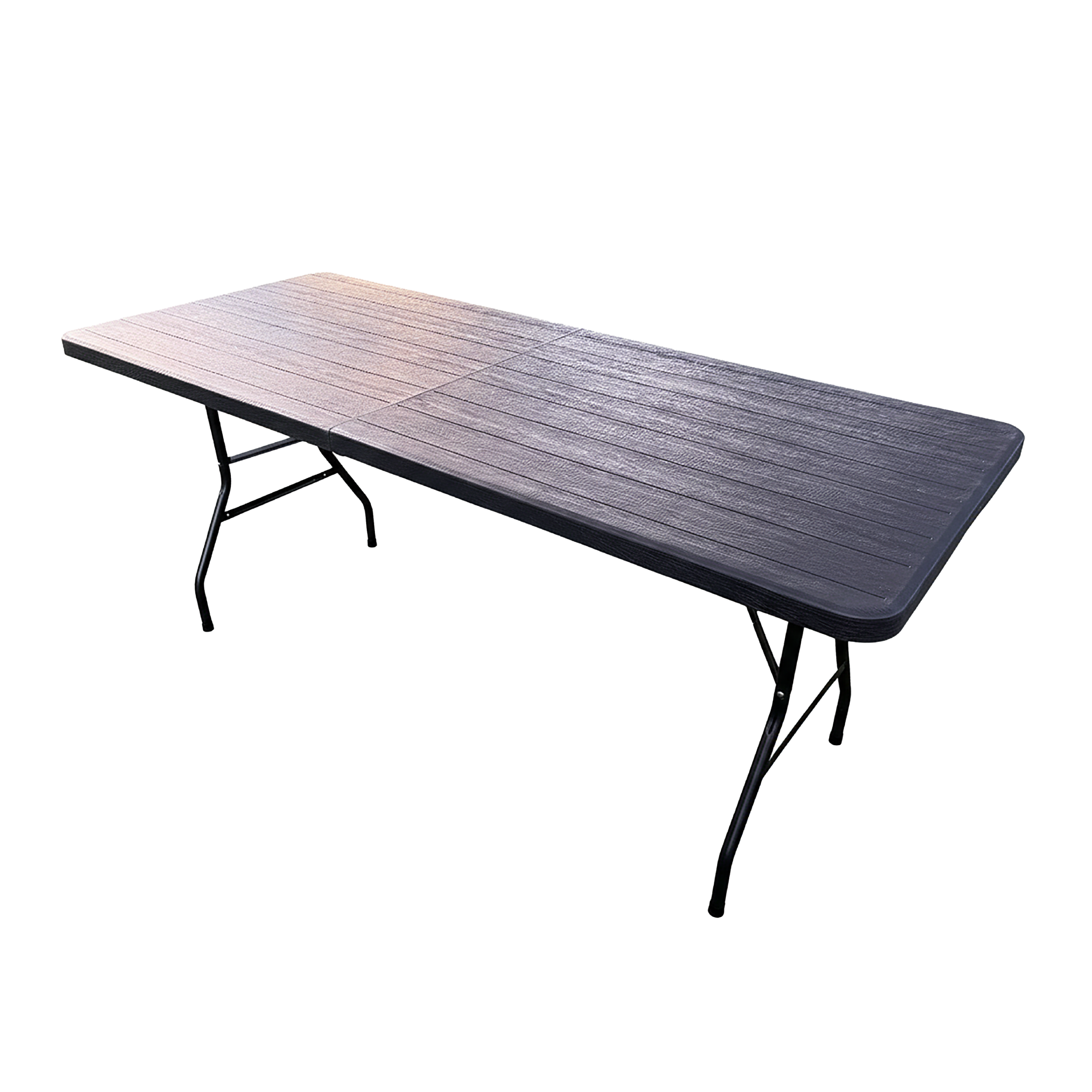 MESA PLEGABLE NEGRA 1.80 METRS